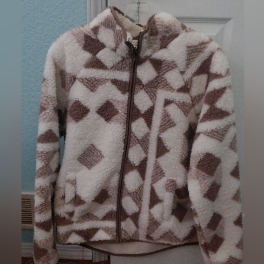 Warm fluffy jacket